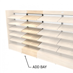 Bakery Shelf System - Add Bay - Click for more info