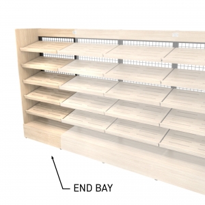 Bakery Shelf System - End / Start Bay