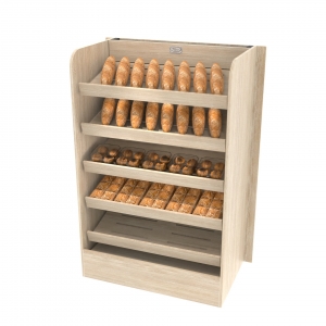 Bakery Shelf System - Low Height Square End